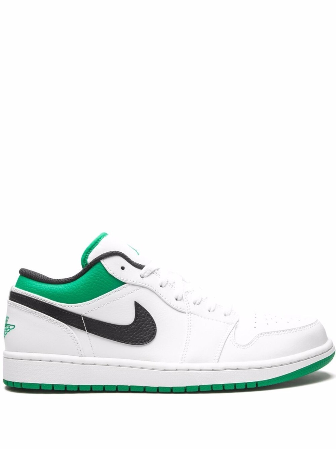 

Кроссовки Jordan Air Jordan 1 Low, белый/зеленый/черный