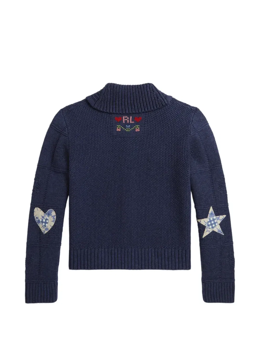 Кардиган с воротником-шалькой Polo Ralph Lauren Kids, синий — фото 2
