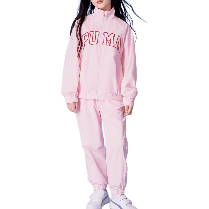Спортивный костюм Casual Sportswear Sportstyle Series 2 Piece Set детский PUMA, розовый — фото 2