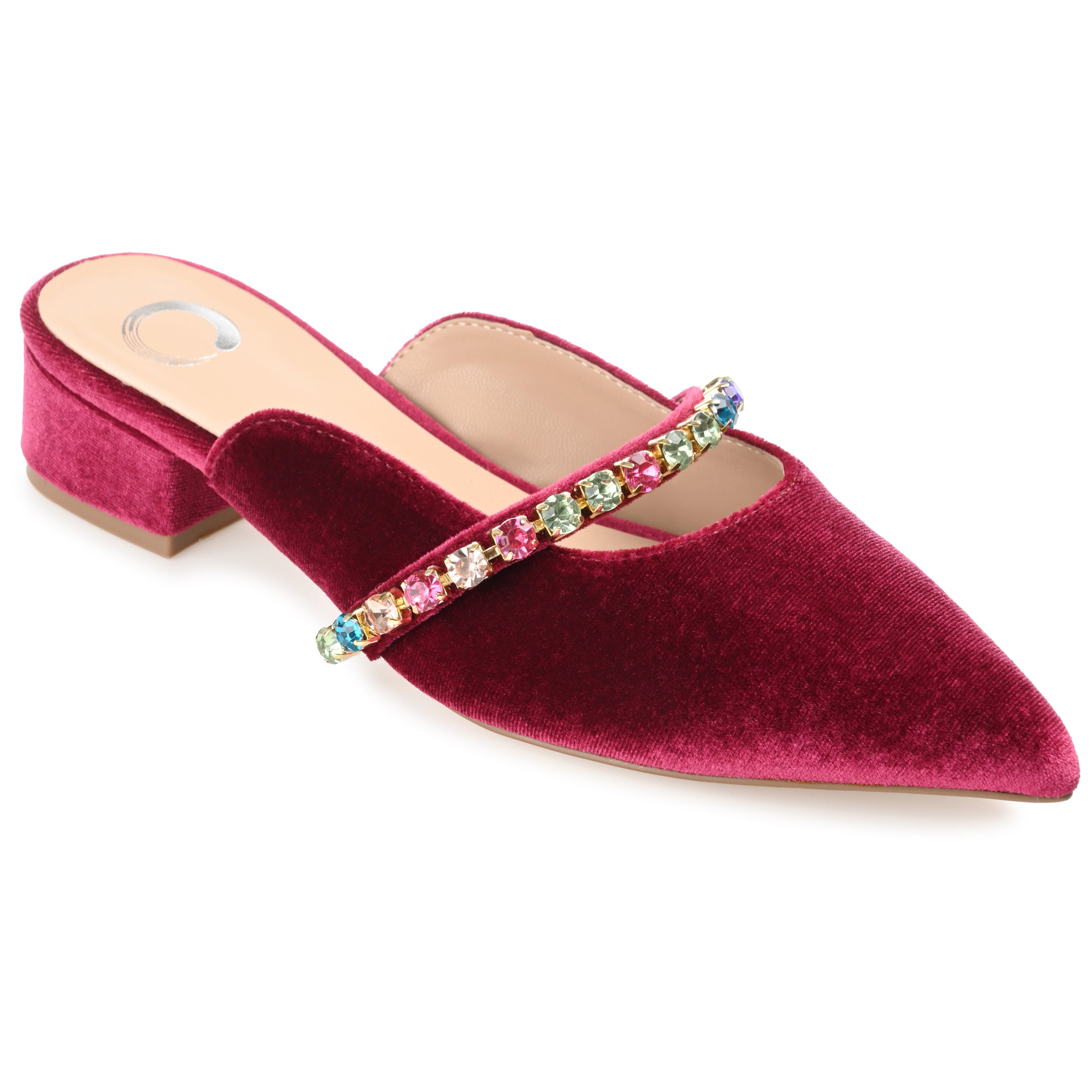 Мюли женские Journee, цвет berry