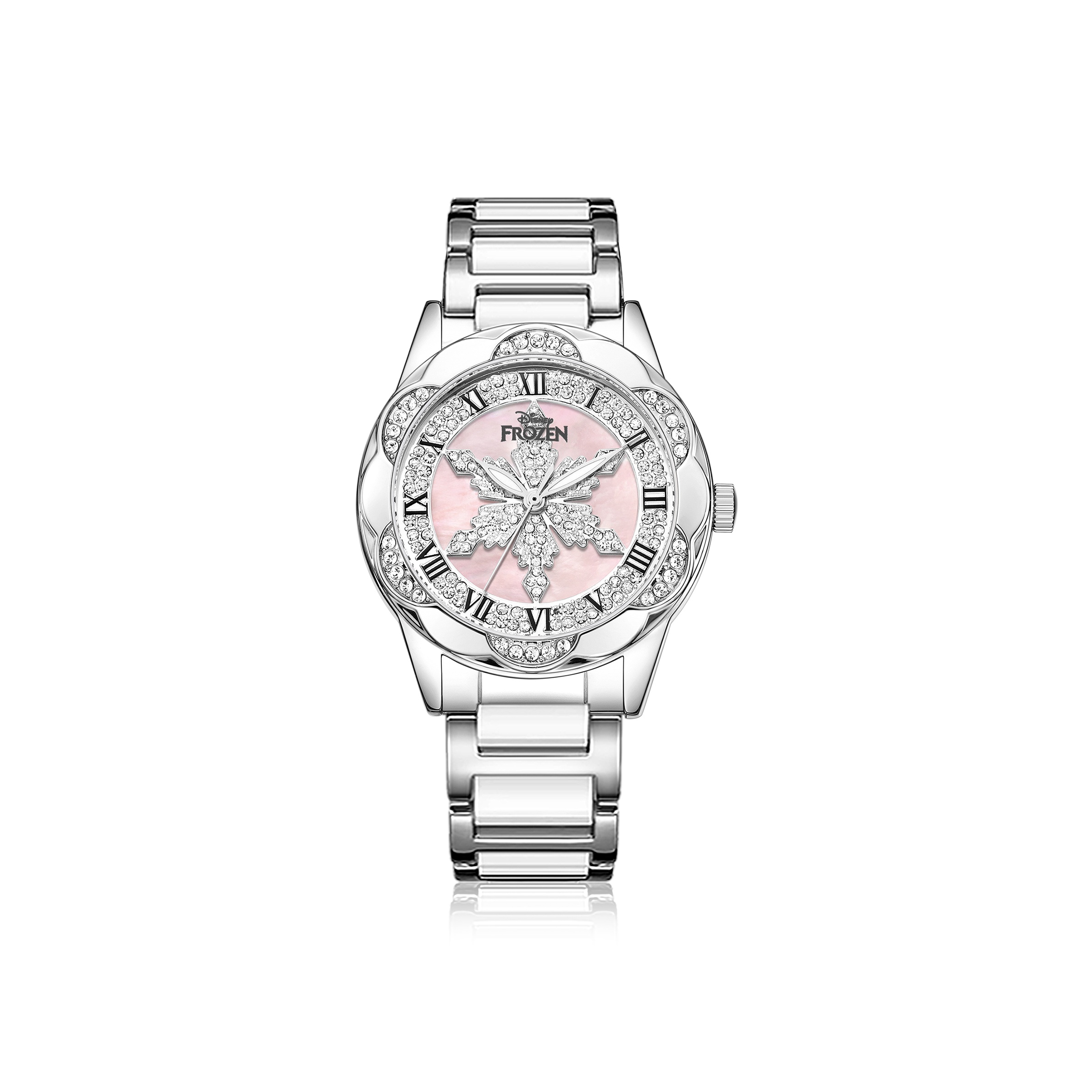 

Disney Часы женские Frozen Series кварцевый механизм ремешок из сплава розовый циферблат