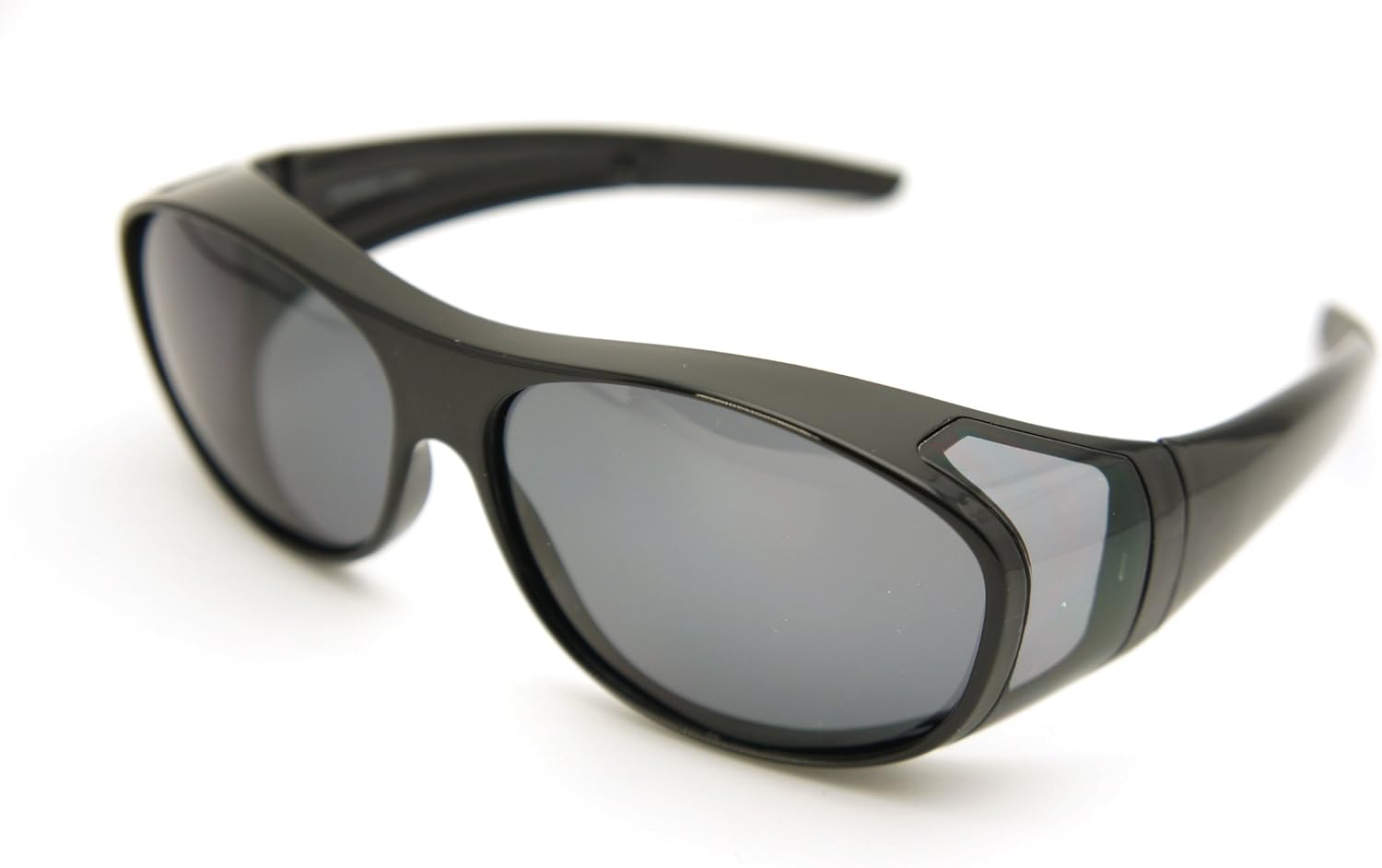 

Защитные накладки на линзы солнцезащитных очков Colorviper Fitover Lens Covers, надеваемые поверх линз поляризованных очков, модель St7659pl COLOR VIPER, Medium : Matte Black / Polarized Smoke Lenses