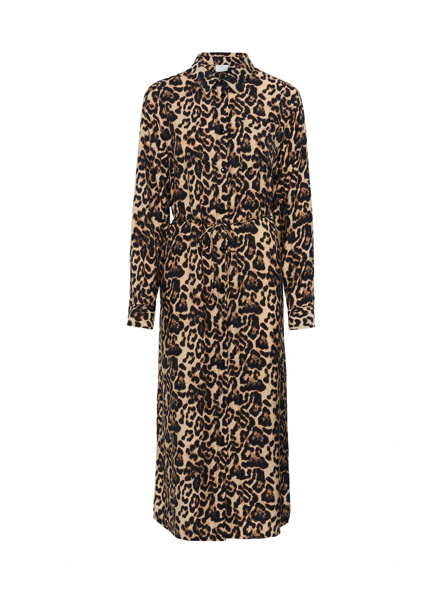 

Платье-рубашка Kaffe KAHannah, цвет Brown/Light brown