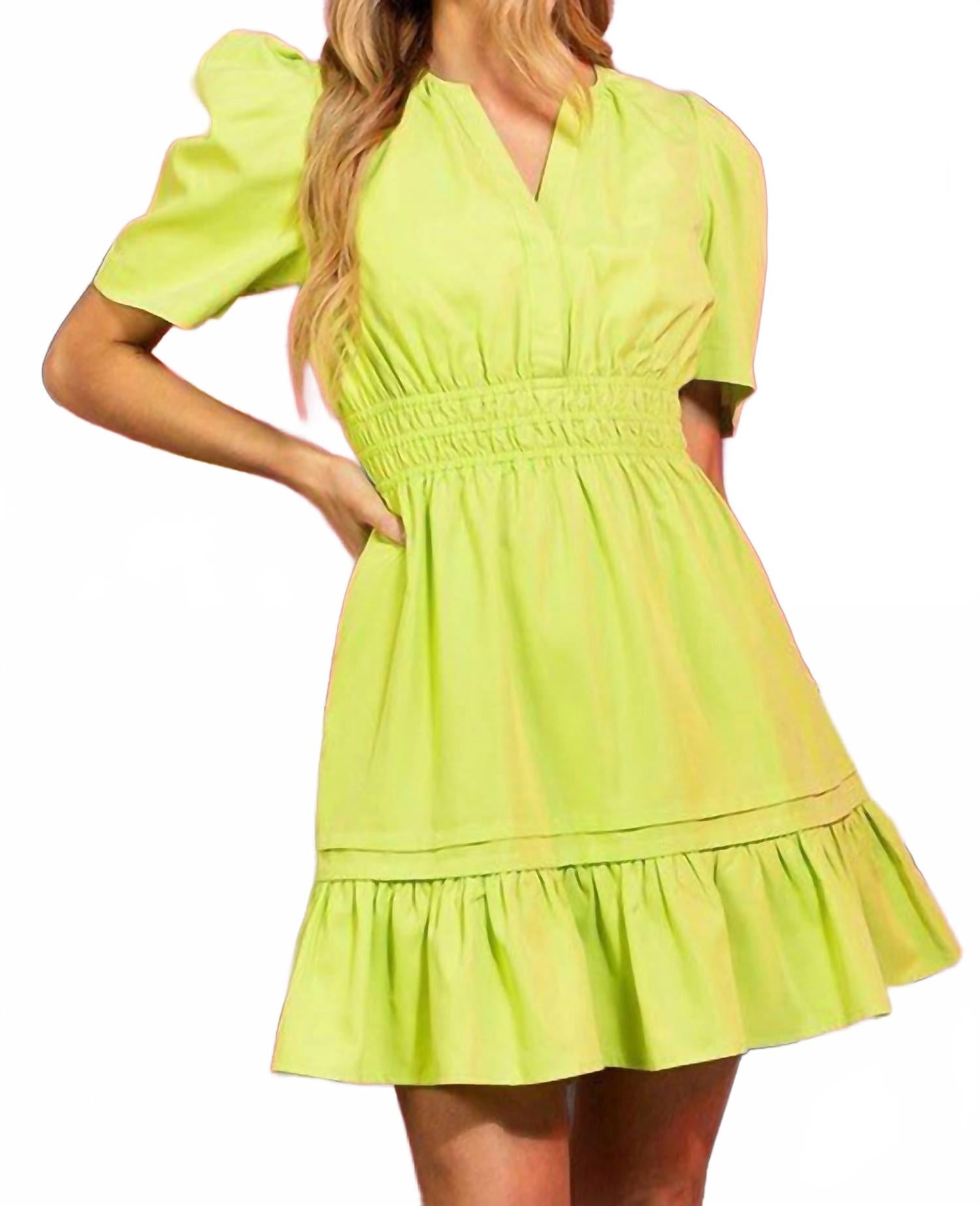 

Яблочное платье в зеленом Ces Femme