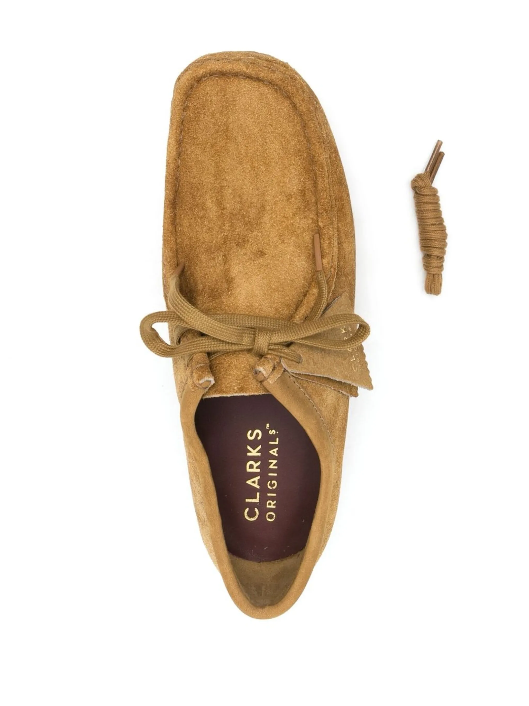 Туфли монки со шнуровкой Clarks, желтый — фото 4