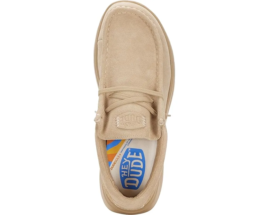 Лоферы Hey Dude Wally COMF Suede, Tan — фото 2
