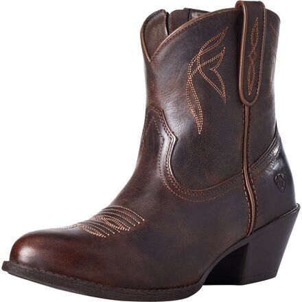 Ботинки женские Ariat Darlin Western короткие на каблуке, коричневый — фото 3