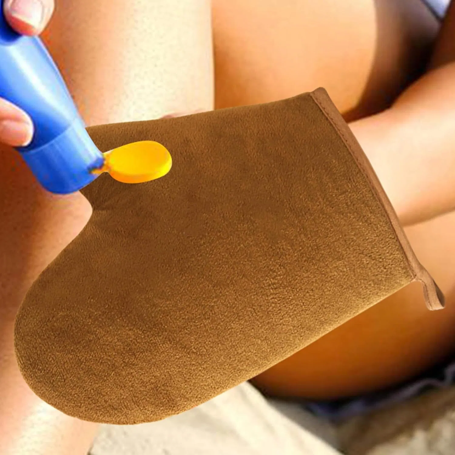Варежка для автозагара Resilient Tanning Mitts, белый — фото 4