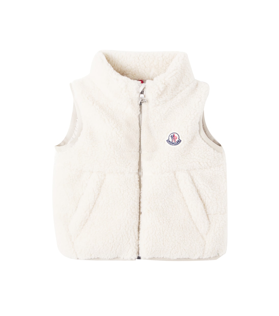 

Жилет-тедди Baby Ernst с пуховыми вставками Moncler Enfant, Light Beige