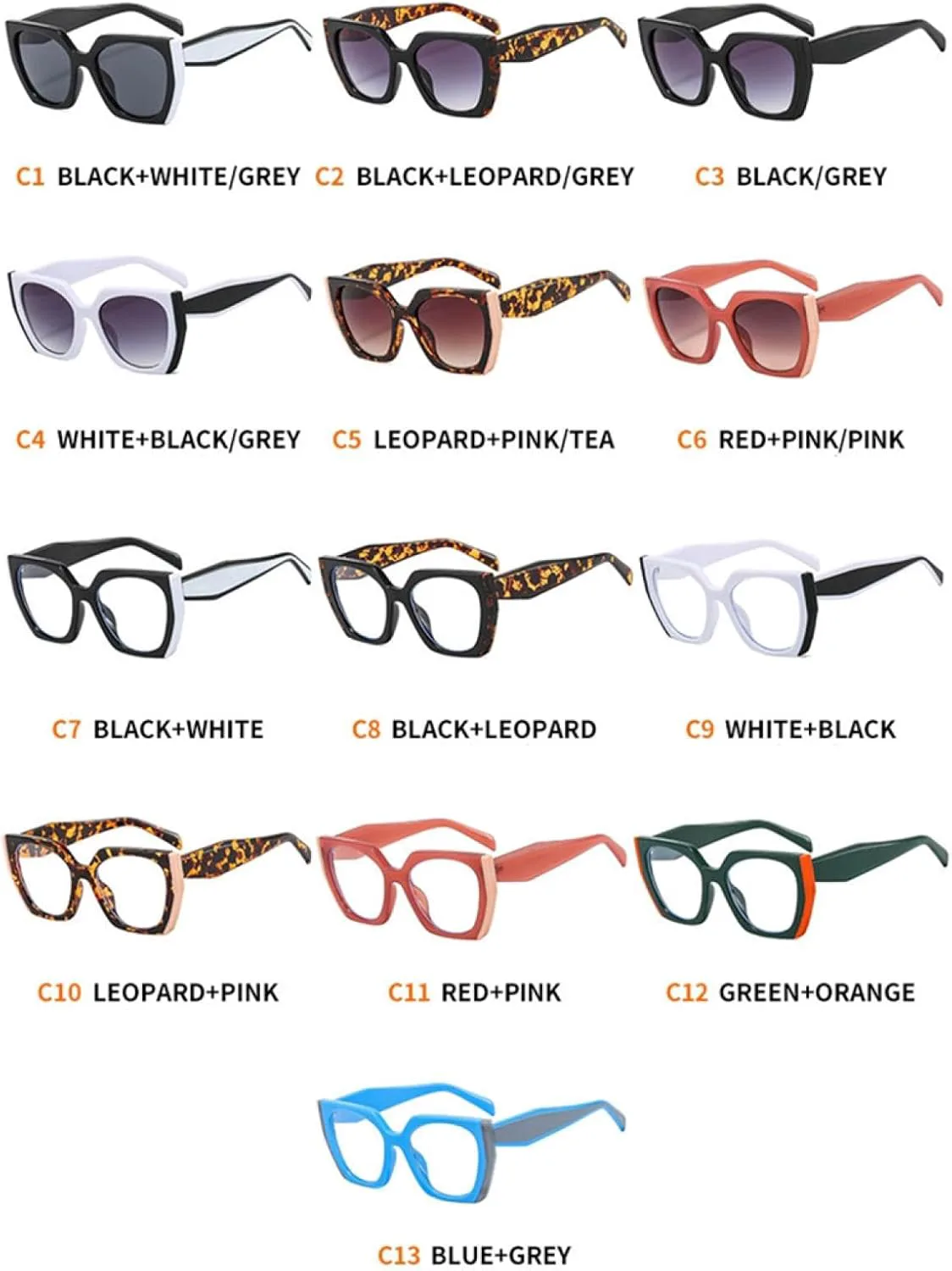 

Модные элегантные солнцезащитные очки «кошачий глаз» для женщин в винтажном стиле, черно-белые солнцезащитные очки с градиентным переходом цвета SZVVBKK, Green Orange