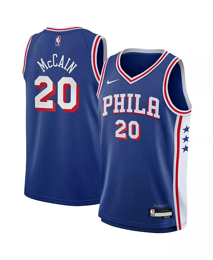 

Футболка Philadelphia 76ers Swingman для подростков Jared McCain Nike