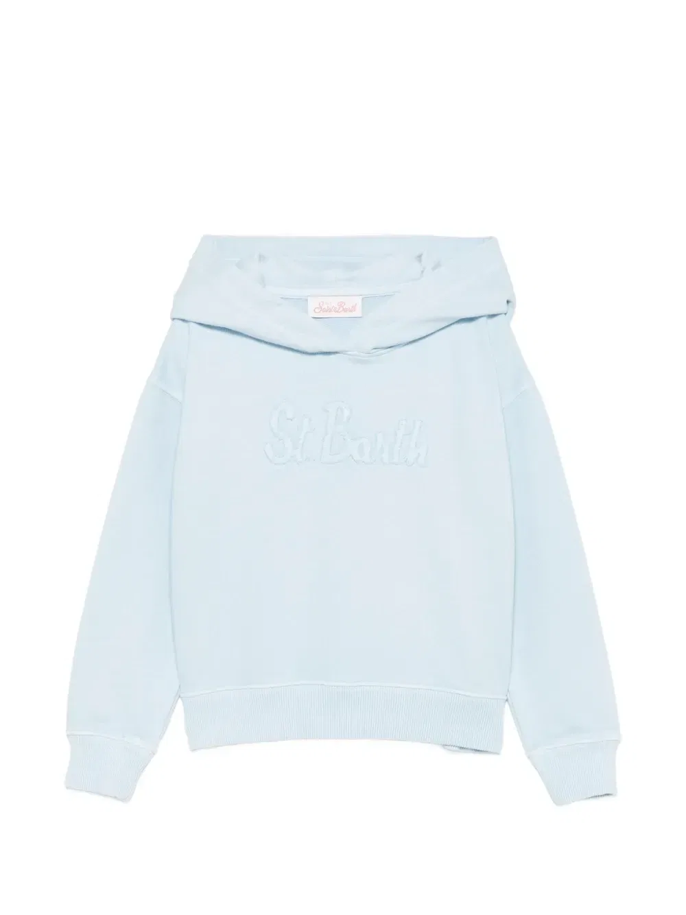 Худи с логотипом Mindy Jr MC2 Saint Barth Kids, синий