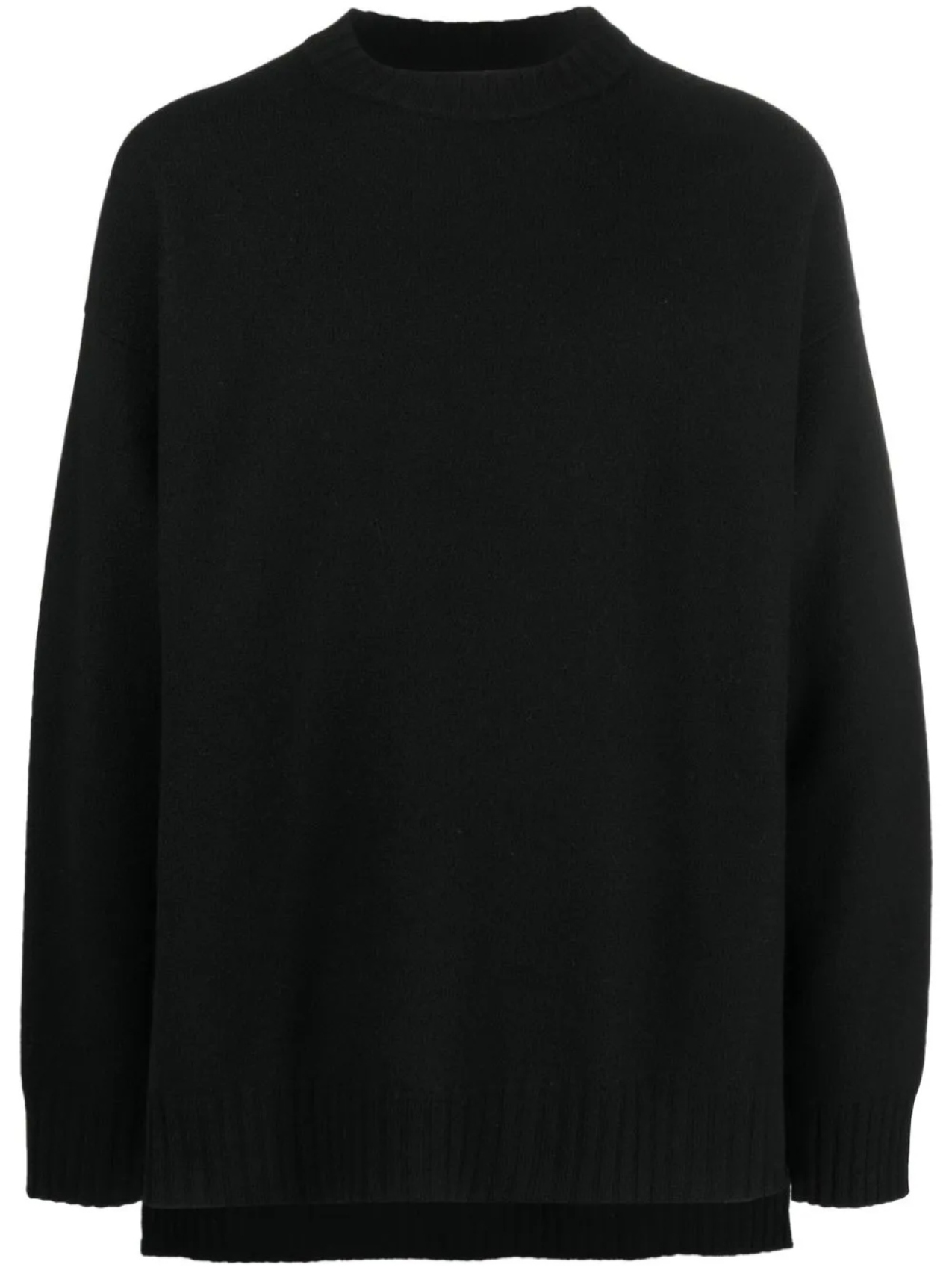 

Джемпер с круглым вырезом Jil Sander, черный