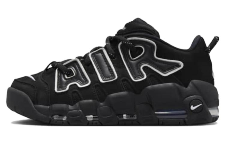 Винтажные баскетбольные кроссовки унисекс Nike Air More Uptempo, Черно-белый