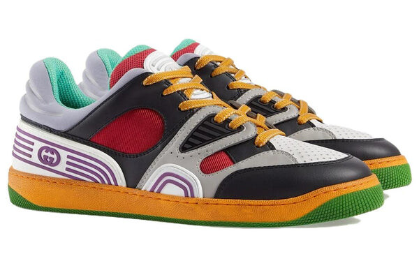 Кроссовки basket sneaker 'black demetra' Gucci, черный — фото 2
