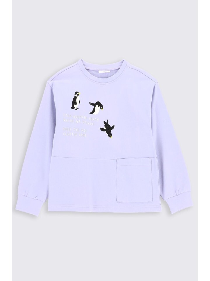 

Толстовка Coccodrillo Sweatshirt, фиолетовый