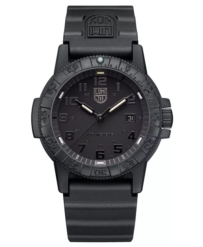 

Морская черепаха в кожаном переплете 39 мм СЕРИЯ 0300 - 0301O Luminox, черный