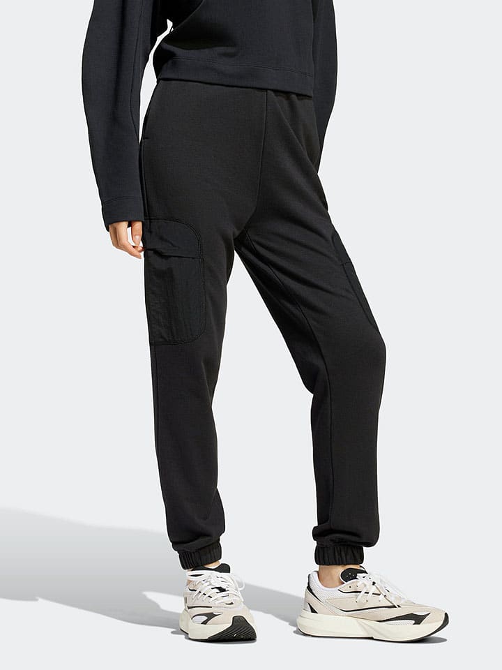 

Adidas Черные спортивные штаны