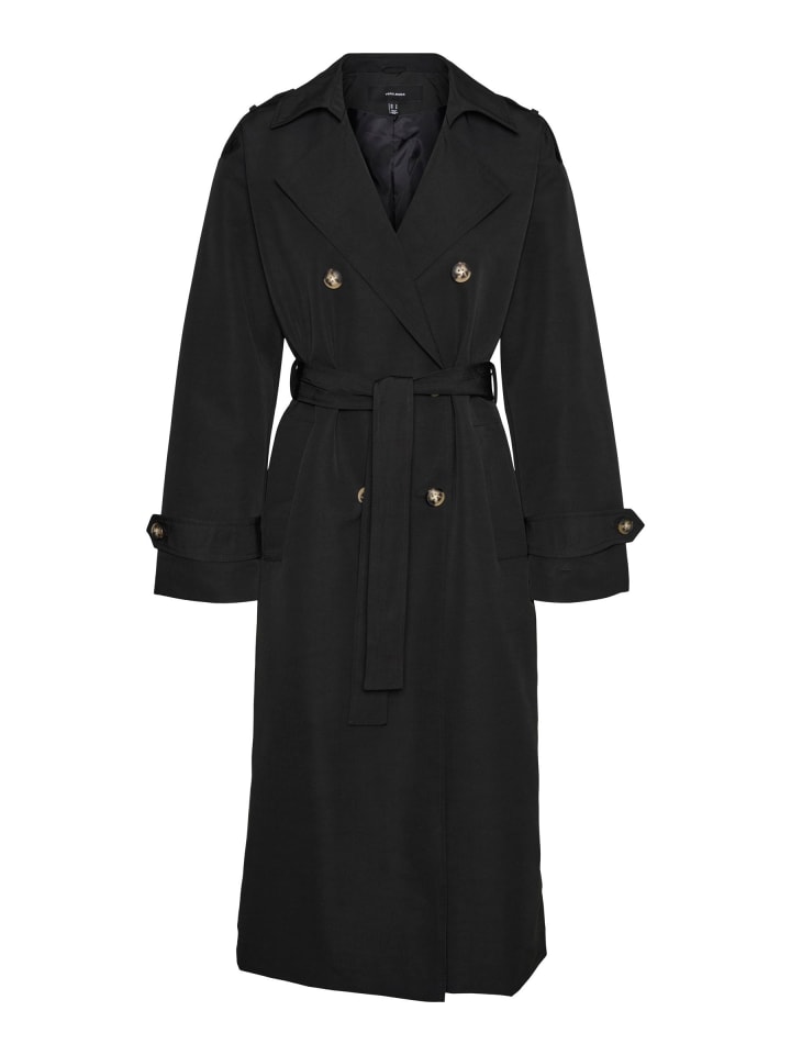 

Тренч Vero Moda, черный