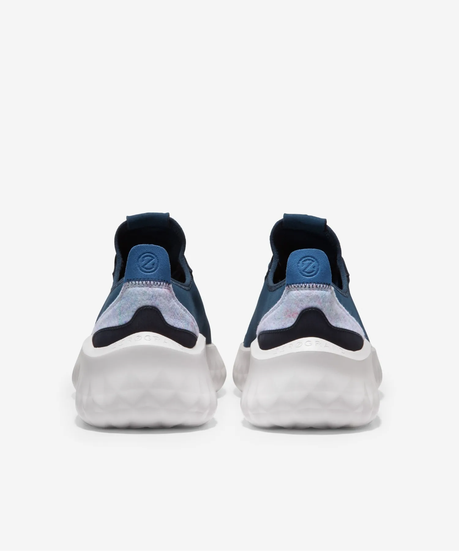 Мужские кроссовки из натуральных материалов Generation Zerogrand II COLE HAAN синие — фото 4