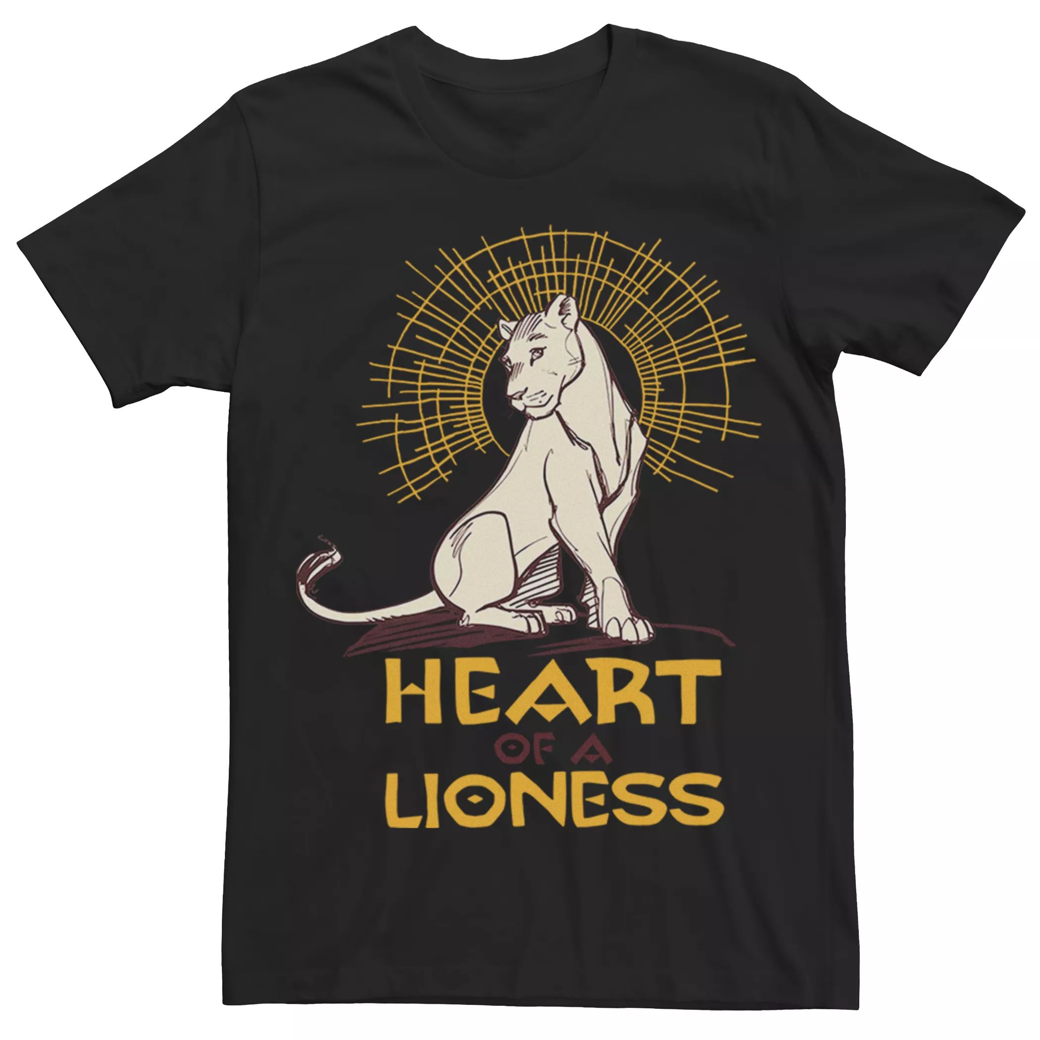 

Мужская футболка Disney Lion King Heart Of A Lioness с короткими рукавами Licensed Character