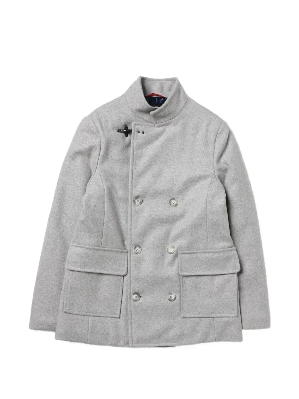 Двубортное пальто Fay Kids, серый
