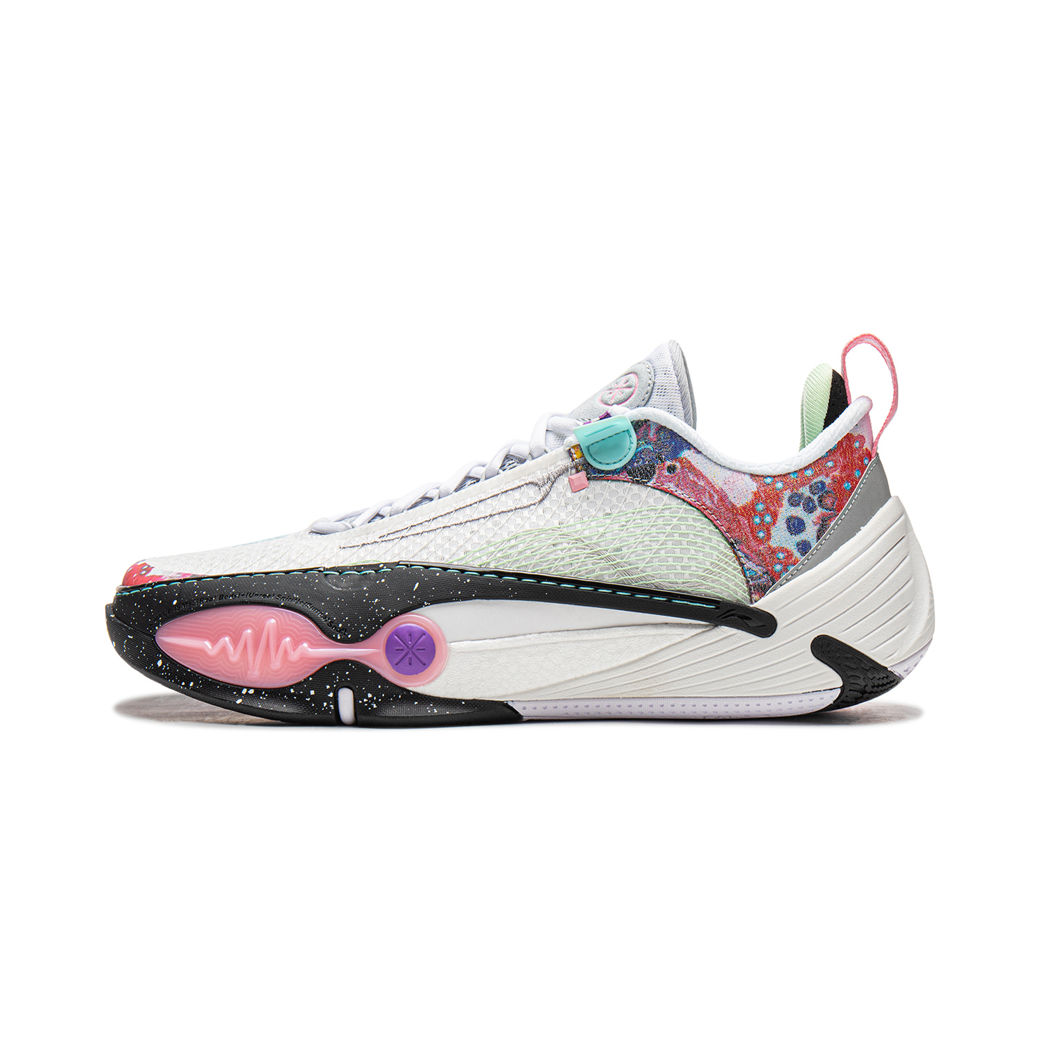 

Кроссовки LiNing All City 14 с амортизацией, противоскользящей и износостойкой подошвой, низким верхом, мужские, стандартного белого цвета