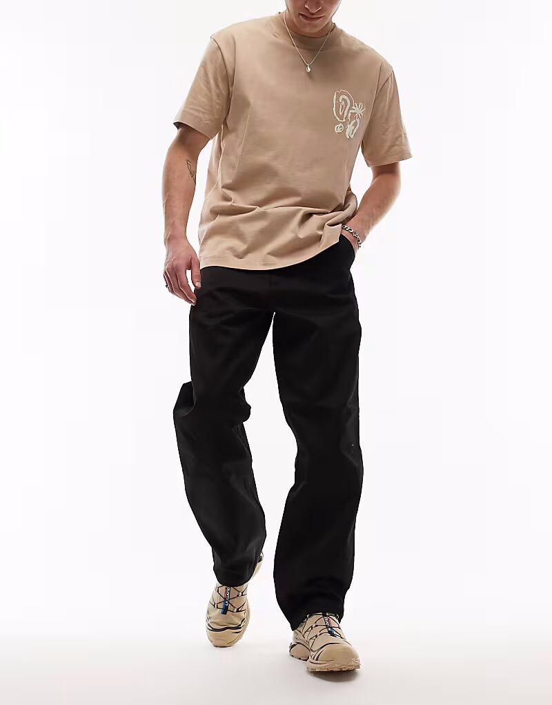 

Простые брюки-карго Carhartt WIP черного цвета