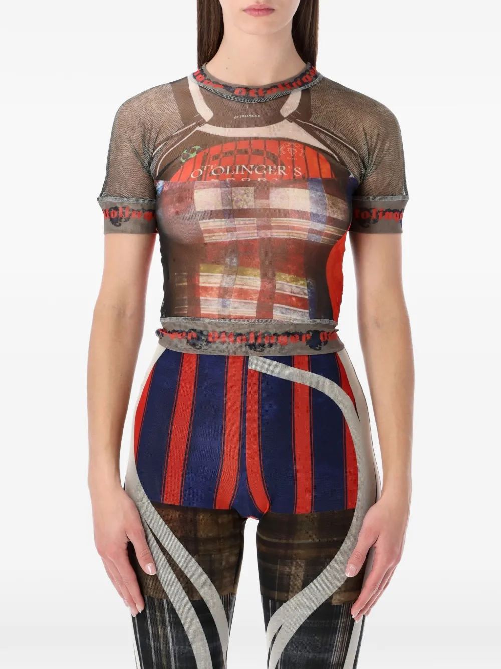 

Футболка с короткими рукавами Ottolinger, серый