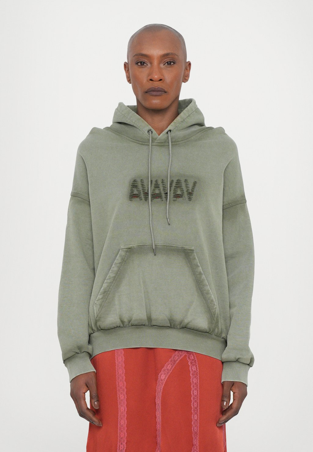 

Толстовка с капюшоном CUT HOODIE - Sweatshirt AVAVAV, светло-зеленый