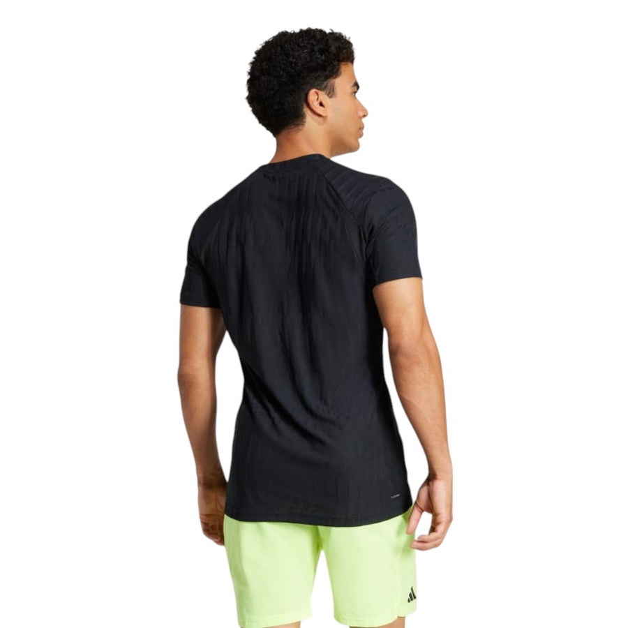 Футболка adidas Climacool+ AIRCHILL FreeLift T-Shirt 'Black White', черный — фото 2