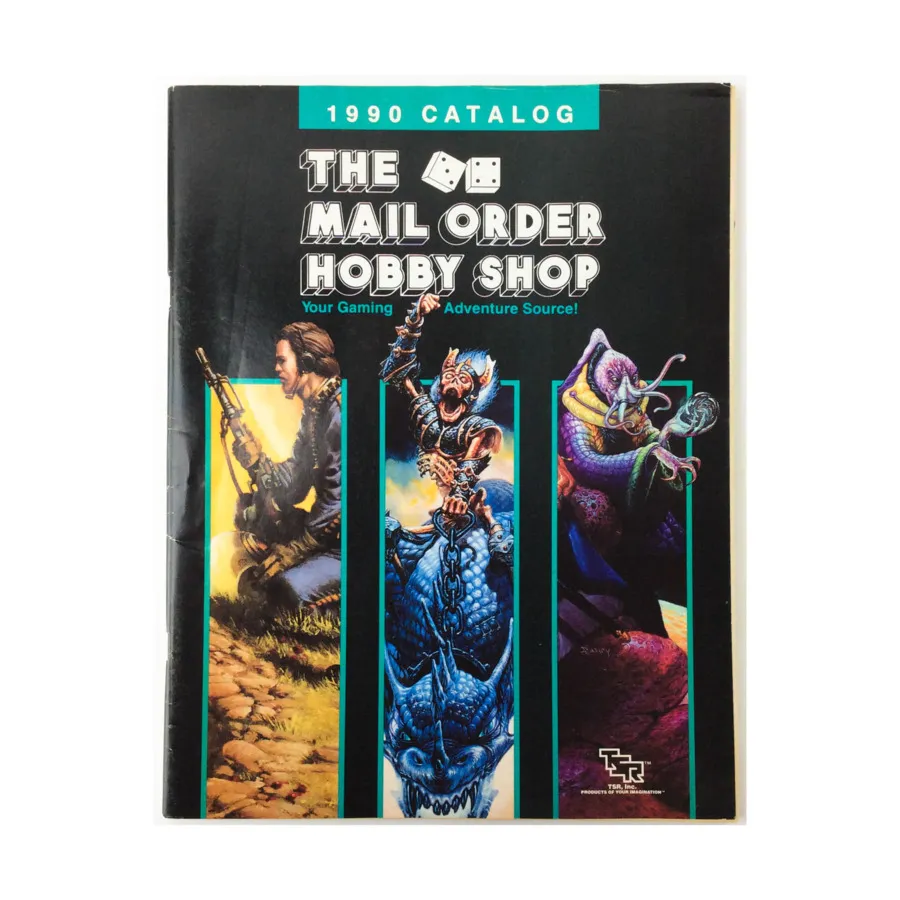

1990 TSR Hobby Shop Catalog, Catalogs (TSR), мягкая обложка
