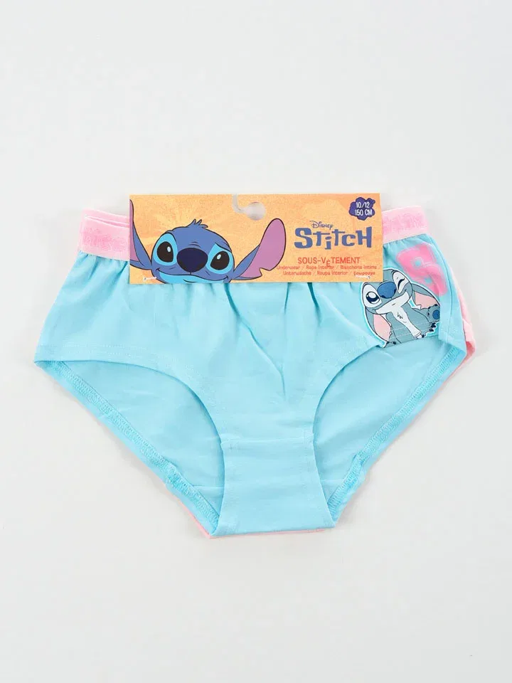 Набор панты, 2 шт. Lilo & Stitch, розовый/голубой — фото 3