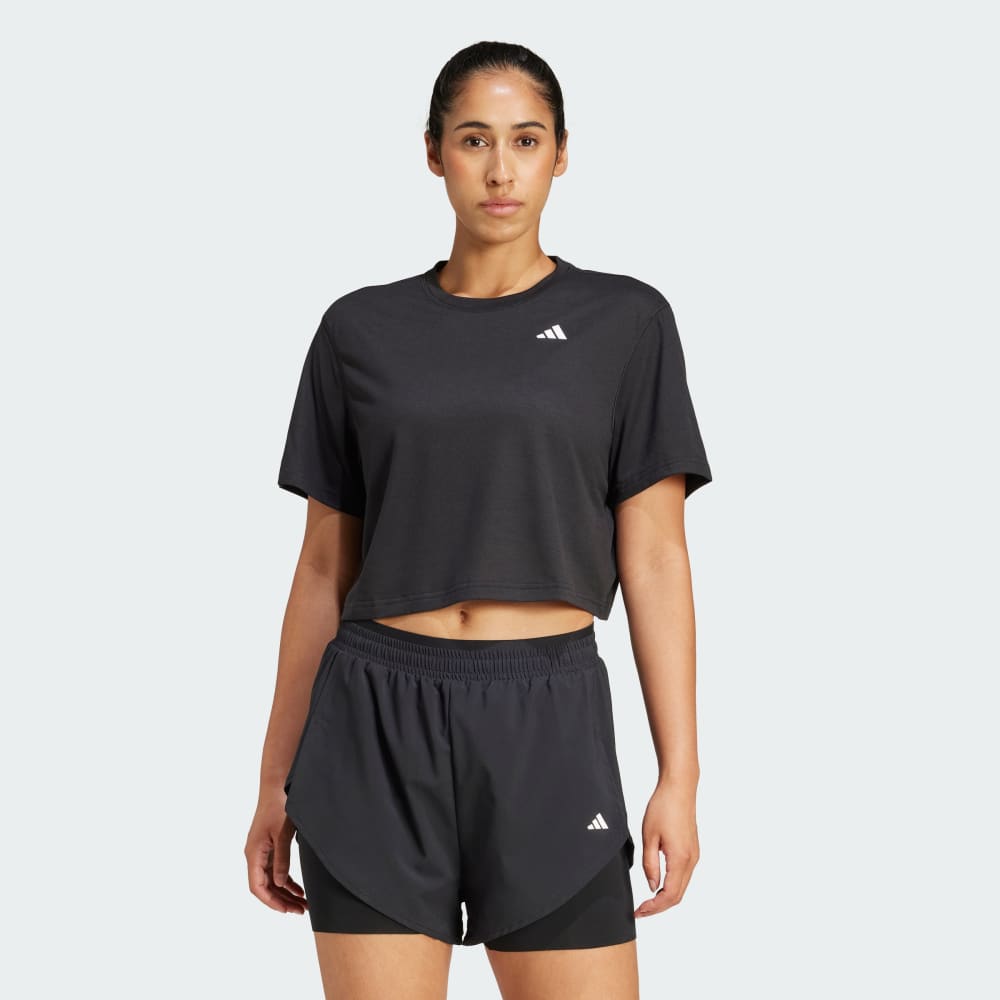

Спортивная футболка Adidas Train Essentials Boxy Workout Tee, черный