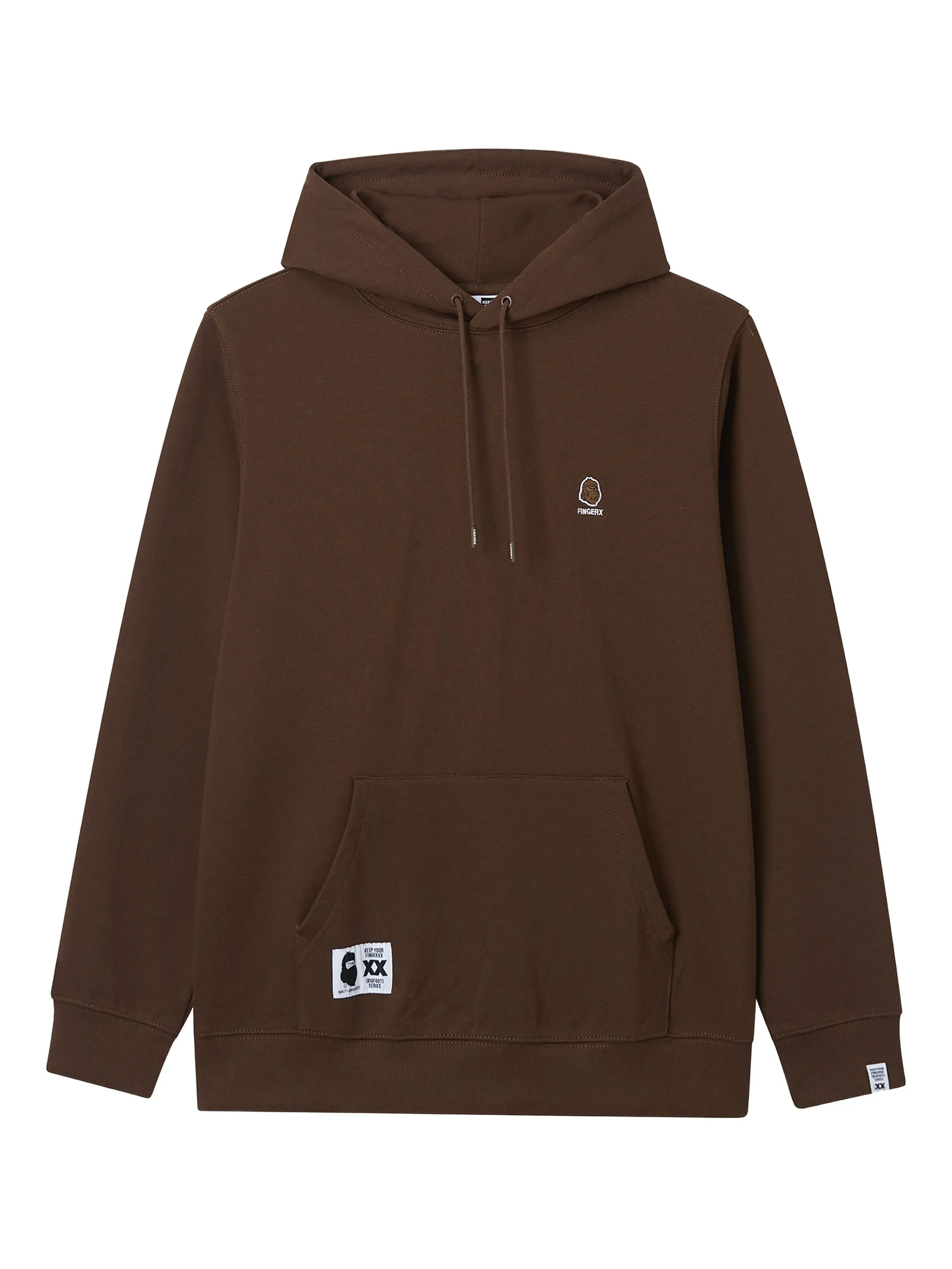 

Худи с вышивкой Fingercroxx, коричневый