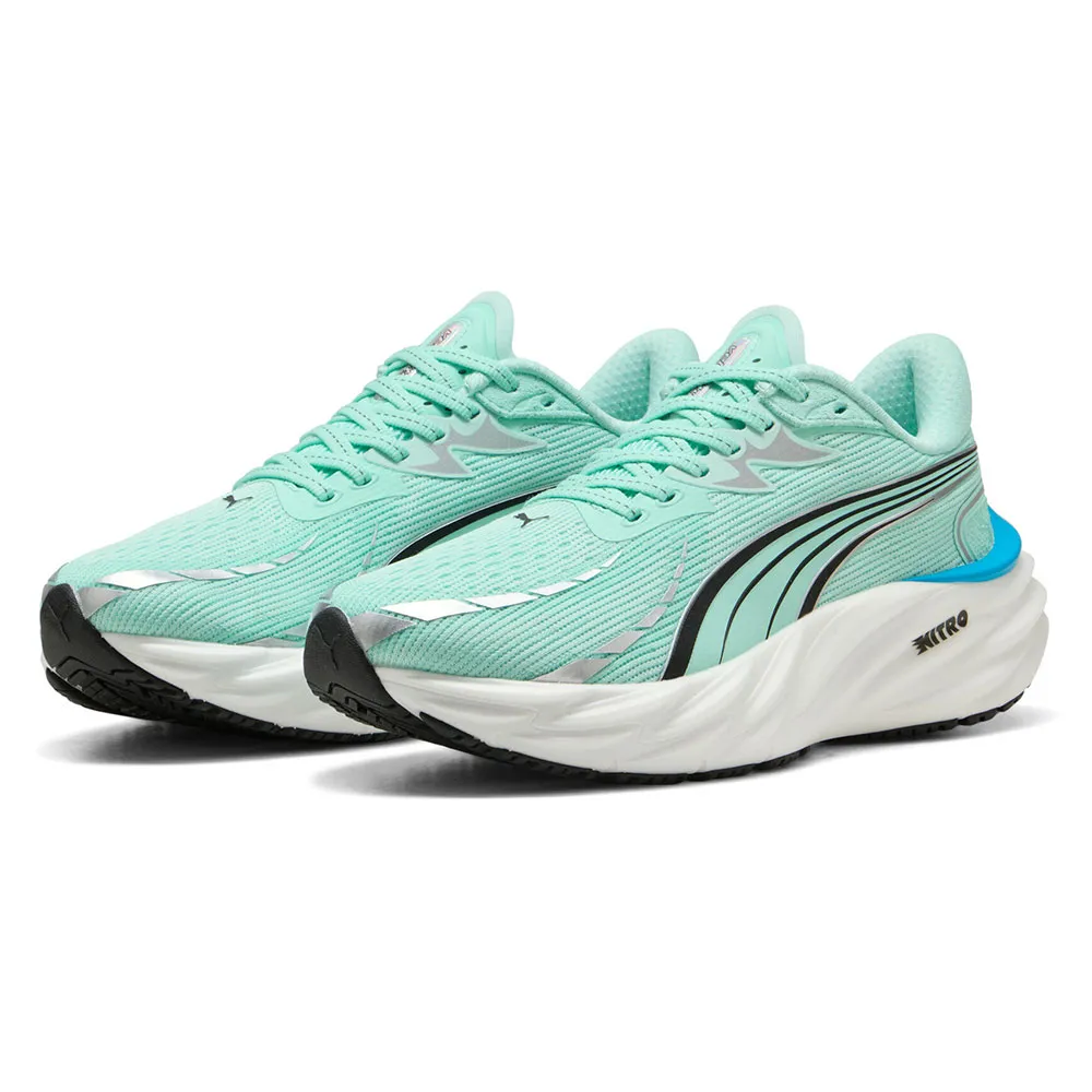 Беговые кроссовки Puma Velocity NITRO 4, зеленый