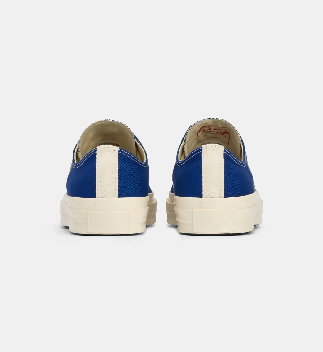Низкие кеды Comme des Garçons PLAY X Converse из хлопка, голубой — фото 3