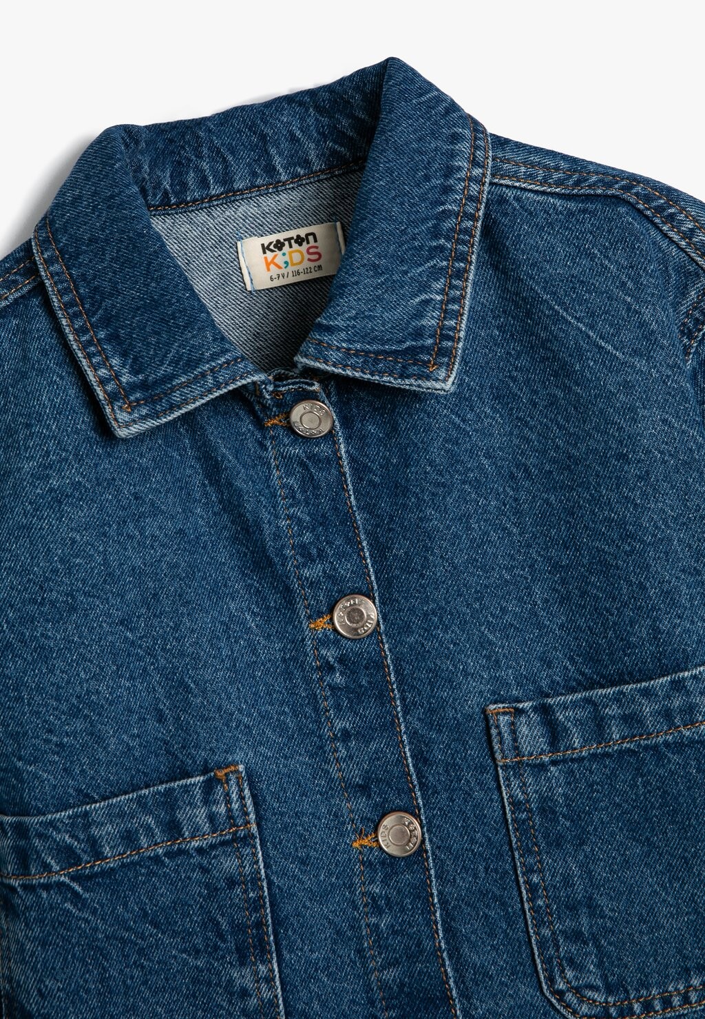 

Джинсовая куртка POCKET DETAIL BUTTON CLOSURE Koton, цвет Blue Denim