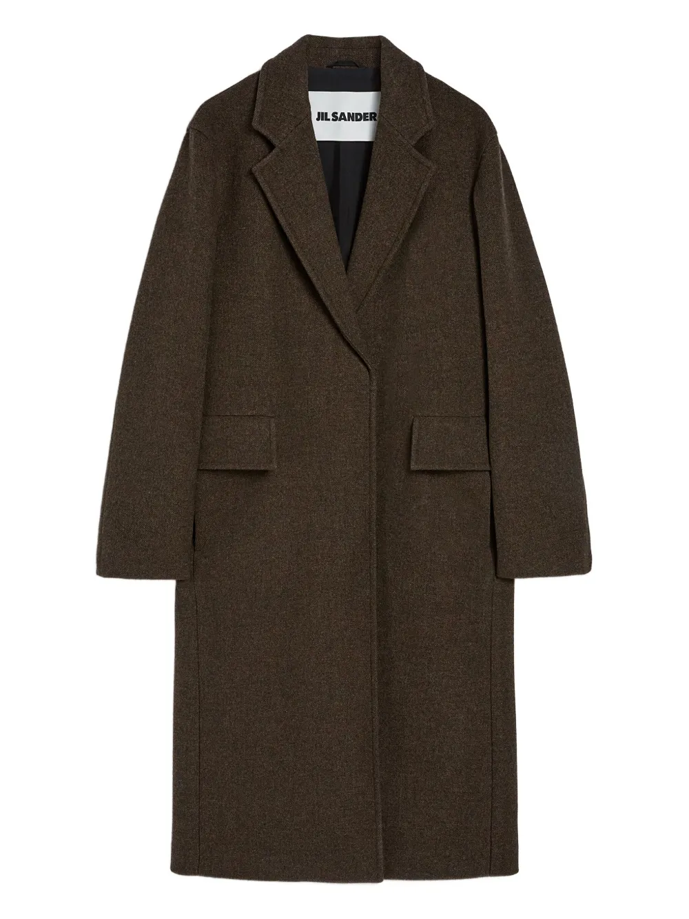 

Меланжевое пальто JIL SANDER, коричневый