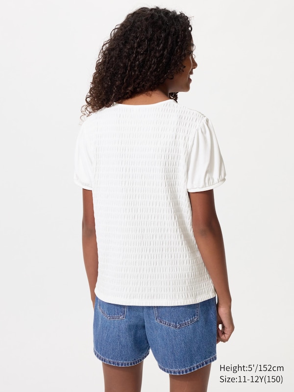 Футболка с объемными рукавами (сборка) Uniqlo, 41 yellow — фото 3