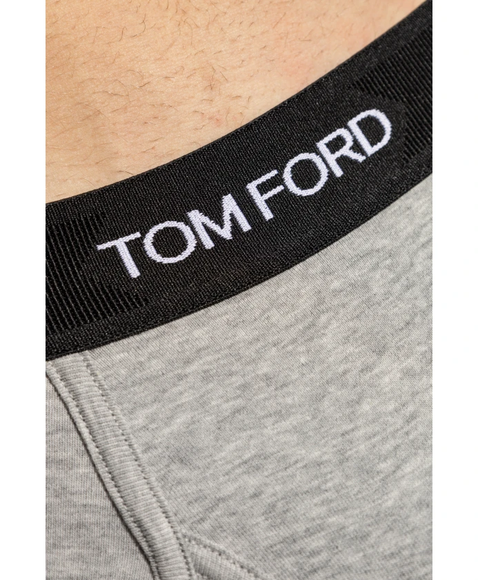 Боксерские трусы в упаковке из двух штук Tom Ford, серый — фото 4