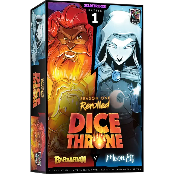 

Настольная игра Roxley Games Dice Throne: Season One - Barbarian vs Moon Elf