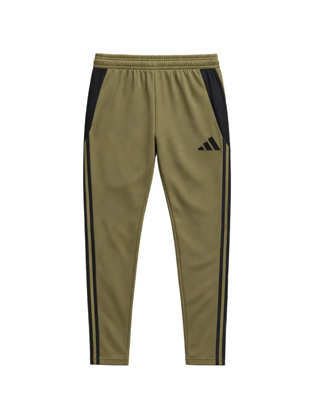 Полосатые спортивные штаны Adidas, зеленый