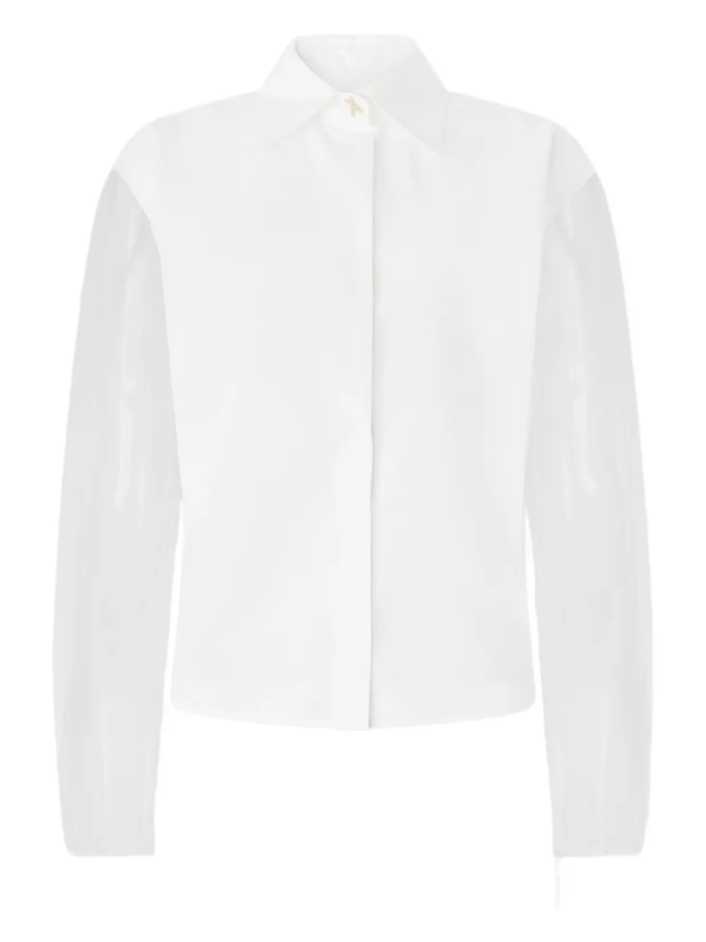 

Рубашка с рукавами из органзы Genny, белый