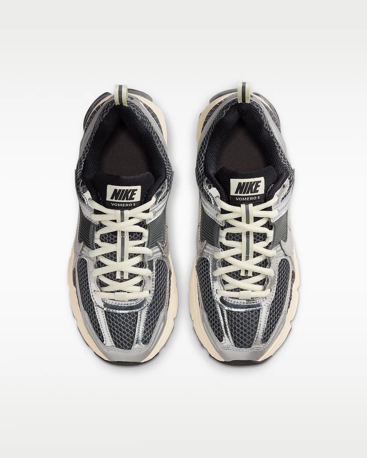 Кроссовки для старших детей Nike Vomero 5, Iron Grey/Metallic Silver/Coconut Milk/Chrome — фото 4