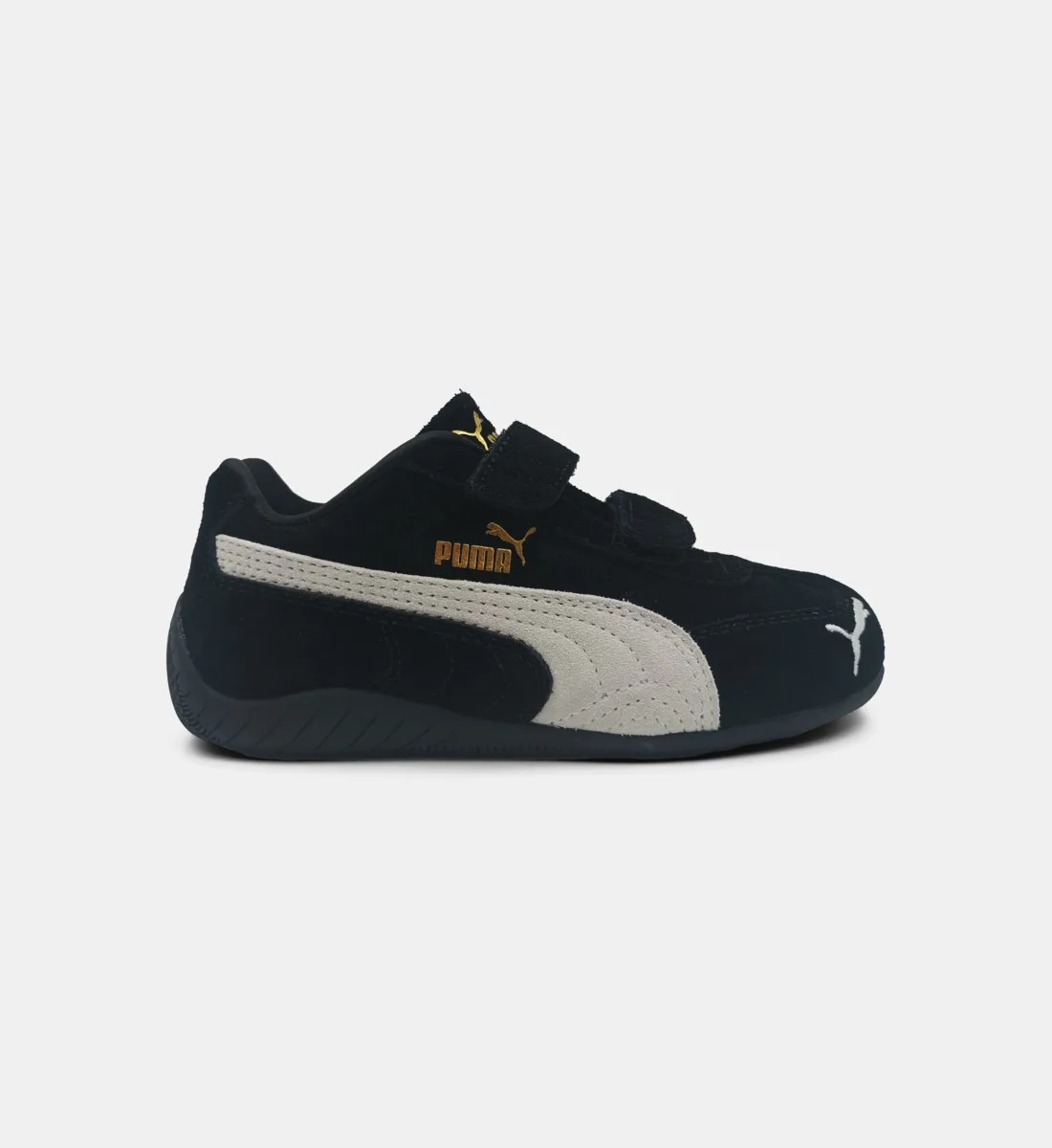 Кроссовки Speedcat OG низкие с фирменной застежкой-липучкой PUMA, черный