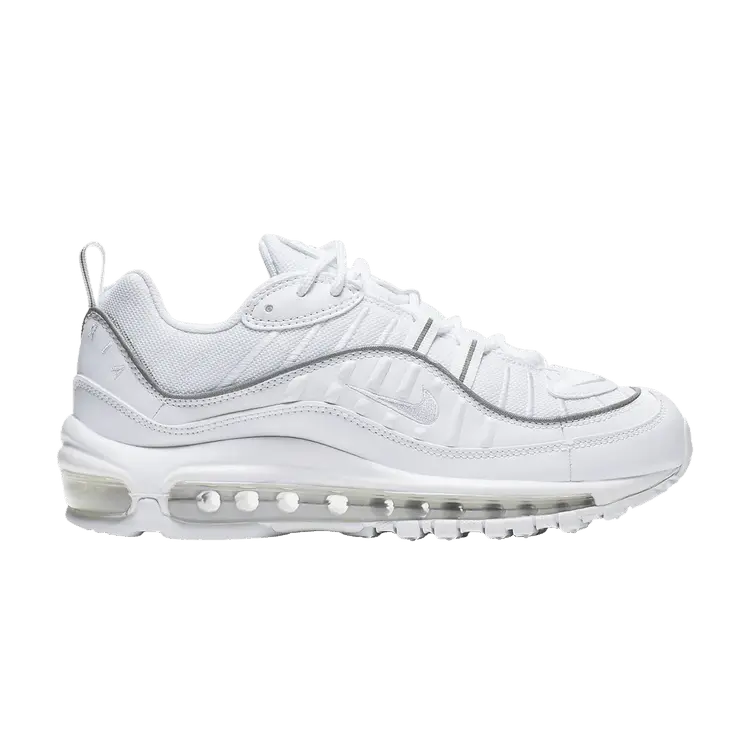 Кроссовки Nike Wmns Air Max 98 'Triple White', белый