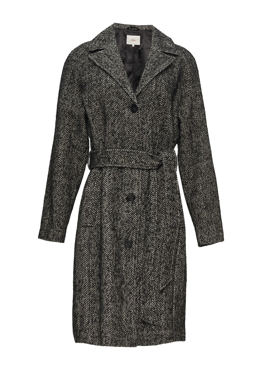 

Демисезонное пальто s.Oliver, mottled black