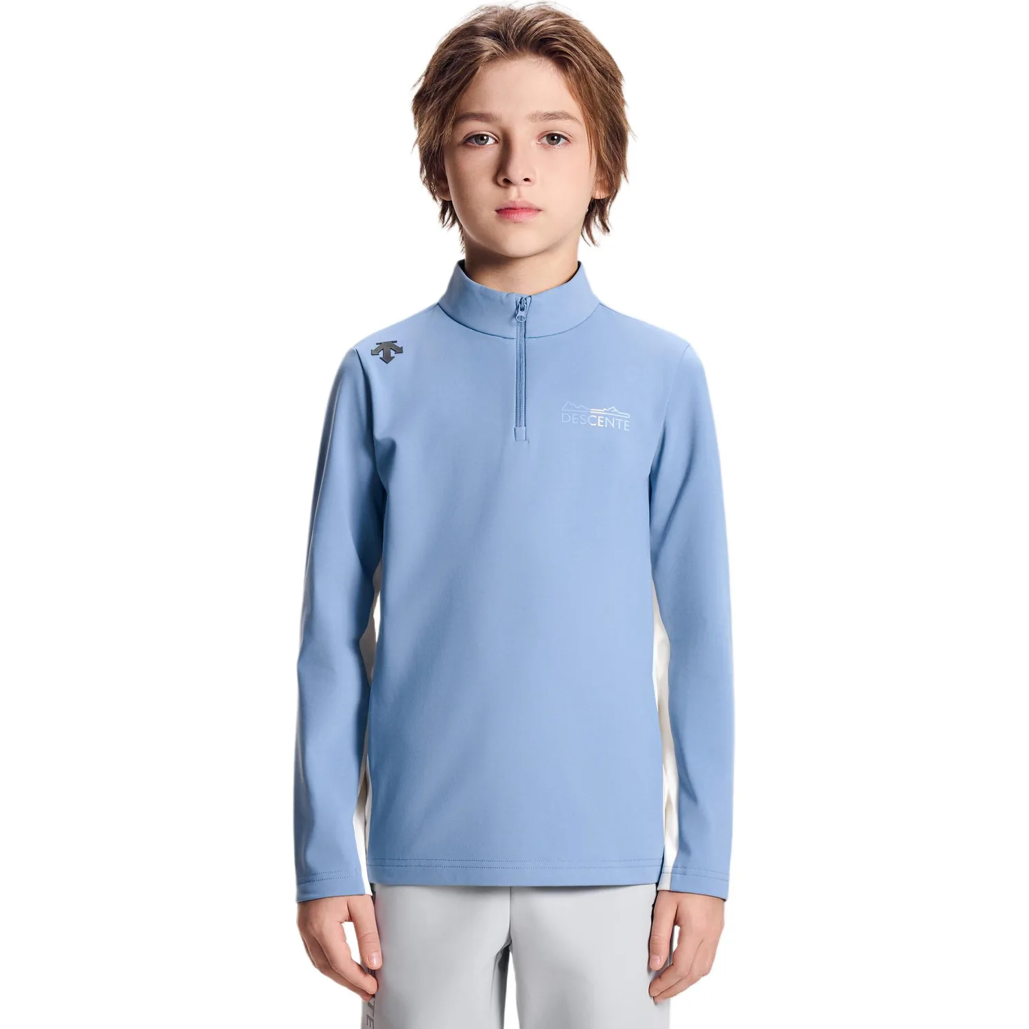 Футболка SKI STYLE детская DESCENTE, PK-Pink — фото 4