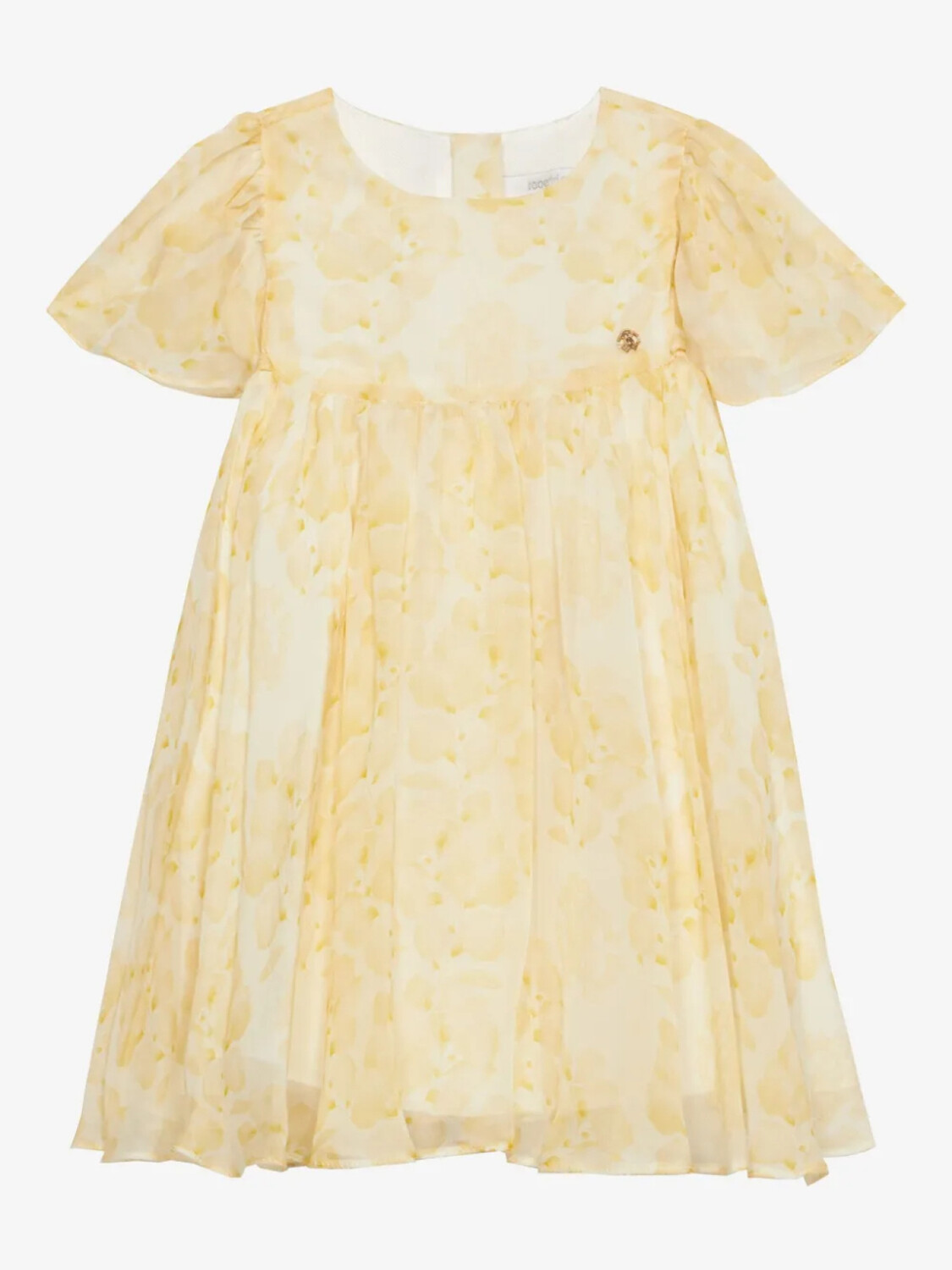 

Платье Roberto Cavalli Junior с абстрактным узором, желтый